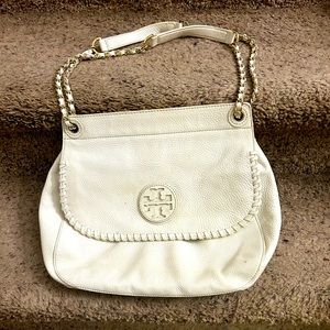 Tory Burch white sholder bag